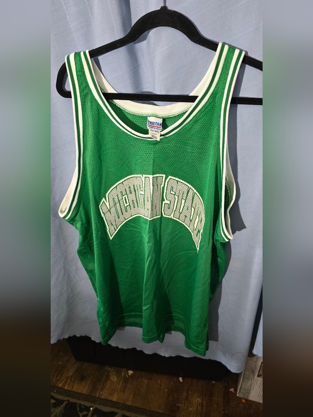 True-fan Sportswear Michigan State Mesh Basketball Jersey